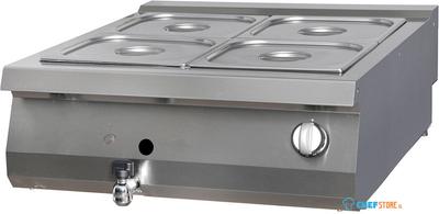 Maxima Premium Bain Marie - Dubbel - 90 cm Diep - Gas - 09398631