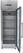 Maxima Vrieskast - 600 L - 3 Verstelbare Roosters (2/1 GN) - RVS - met Glazen Deur - 09400006 6