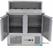 Maxima Pizzawerkbank - 90 cm - 2 Deuren - 5 X 1/6 GN - incl. RVS Afdekking - 09400200 4