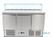 Maxima Pizzawerkbank - 137 cm - 3 Deuren - 8 X 1/6 GN - incl. Glazen Afdekking - 09400208 3