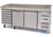Maxima Pizzawerkbank - 202 cm - 2 Deuren - 5 X 1/6 GN - 7 Laden - 09400210