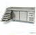 Maxima Pizzawerkbank - 202 cm - 2 Deuren - 5 X 1/6 GN - 7 Laden - 09400210 2