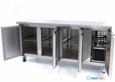 Maxima Koelwerkbank - 465 L - 180 cm - 3 Deuren - 09400405