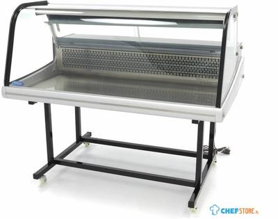 Maxima Koelvitrine - 255 L - 125 cm - met Onderstel - 09400821
