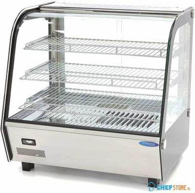 Maxima Warmhoudvitrine - 120 L - 67,8 cm - 3 Niveaus - 09400846