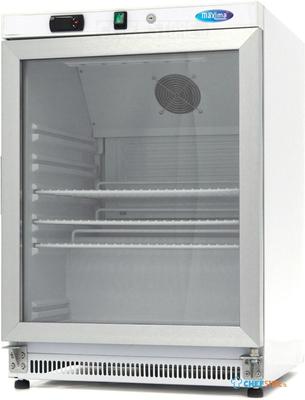 Maxima Koelkast - 200 L - Wit - met Glazen Deur - 09405006