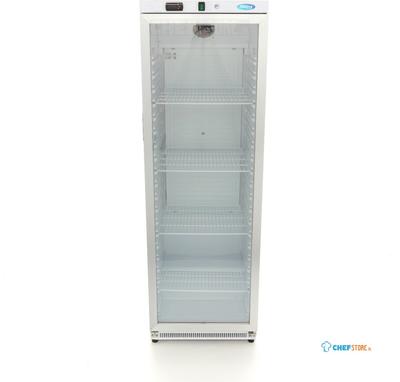 Maxima Koelkast - 400 L - Wit - met Glazen Deur - 09405018