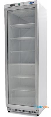 Maxima Vrieskast - 400 L - Wit - met Glazen Deur - 09405019