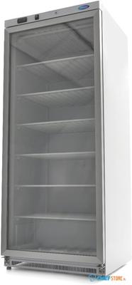 Maxima Vrieskast - 600 L - Wit - met Glazen Deur - 09405031