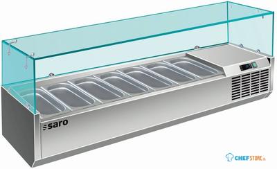SARO Opzet Koelvitrine 1/3 GN Model VRX 1600/380 1