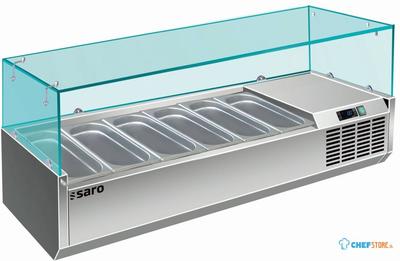 SARO Opzet Koelvitrine 1/4 GN Model VRX 1400/330 1