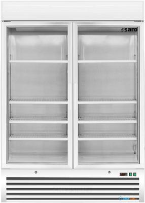 SARO Vrieskast met Ventilator Koeling 2 Glasdeuren Model D 920 Wit - D 920 - WIT 1