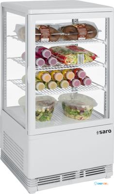 SARO Mini Koelvitrine 70 Liter Model SC 70 Wit - SC 70 WIT 1