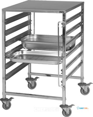 SARO Trolley met Roestvast Stalen Werkblad Model NOEL 1