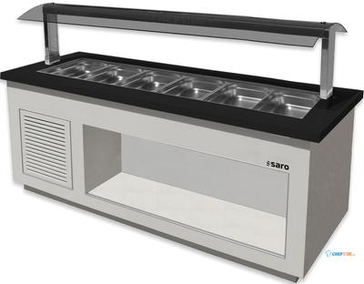 SARO Saladebar Model PREMIUM LINE SB K 230 Wit - PREMIUM LINE- SB-K 230 WIT 1