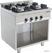 SARO Gasfornuis met Open Onderstel Model E7/KUPG4BA 1