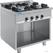 SARO Gasfornuis met Open Onderstel Model E7/KUPG4BA 2