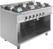 SARO Gasfornuis met Open Onderstel Model E7/KUPG6BA 2