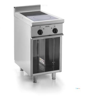 SARO Inductie Fornuis met Open Onderstel Model E7/CUI2BAL 1