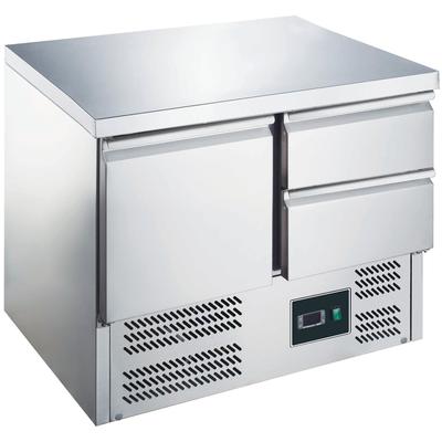 SARO Gekoelde Werkbank met Deur en Lades Model ES 901 S/S TOP 1/2 1