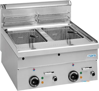 SARO Elektrische Frituurpan 10+10 L Tafelmodel 600 Line Model EF66 - 504-1205 1