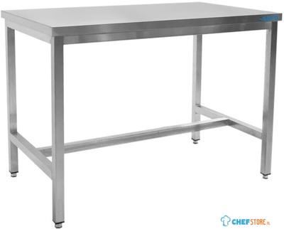SARO Roestvaststalen Tafel Zonder Onderblad 600 mm Diepte 1400 Mm - 600-1025 1