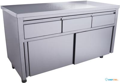 SARO Schuifdeurkast 3 Lades 1400X700mm - 700-2210 1
