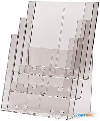 Taymar® Folderhouder Balie/Wand 3x A4 Staand - 3C230