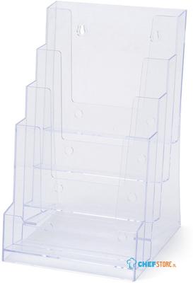 Scritto® Folderhouder Balie/Wand 4x A5 Staand - 4DA5P