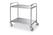 Hendi Serveerwagen 2 bladen chroomstaal 910x590x950 mm |810002 4