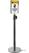 Syna Topbord A4 voor Afzetpaal Flexi Economy Chroom - BBECHROMESIGNA4 3
