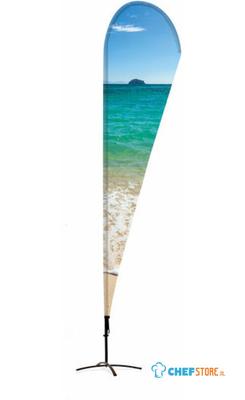 Syna Beach Flag Alu Drop 290 cm Luxe Gevoerde Tas - BFAD290-L