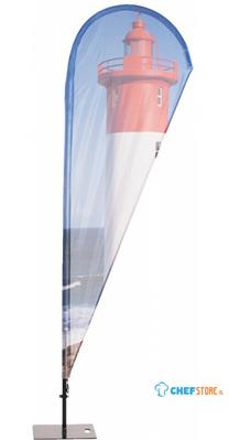 Syna Beach Flag Alu Drop Print ECO 87 X 290 cm - BFAD290G-ECO