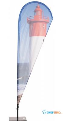 Syna Beach Flag Alu Drop Print ECO 107 X 335 cm - BFAD335G-ECO