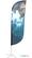 Syna Beach Flag Alu Paddle Print 89 X 200 cm Enkelzijdig - BFAP200G