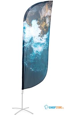 Syna Beach Flag Alu Paddle Print 89 X 200 cm ECO - BFAP200G-ECO