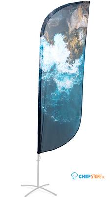 Syna Beach Flag Alu Paddle Print 89 X 345 cm ECO - BFAP345G-ECO