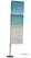Syna Beach Flag Alu Square 240 cm Totale Hoogte - BFAS240