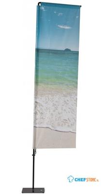 Syna Beach Flag Alu Square 240 cm Luxe Gevoerde Tas - BFAS240-L