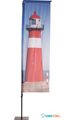 Syna Beach Flag Alu Square Print 85 X 265 cm (BFAS265G)