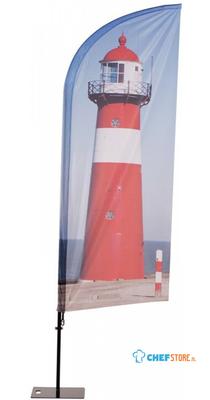 Syna Beach Flag Alu Wind Print ECO 89 X 200 cm - BFAW200G-ECO
