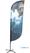 Syna Beach Flag Alu Wind 205 cm Totale Hoogte - BFAW205 5