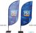Syna Beach Flag Alu Wind 205 cm Totale Hoogte - BFAW205 10