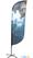 Syna Beach Flag Alu Wind 310 cm Totale Hoogte - BFAW310 5