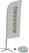 Syna Beach Flag Alu Wind Complete Set Uitgang Grijs Duits Kruisvoet - BFAW310-CB30-WB-I104