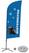 Syna Beach Flag Alu Wind Complete Set Winterbanden Duits Kruisvoet - BFAW310-CB30-WB-I109