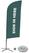 Syna Beach Flag Alu Wind Complete Set hier Melden Grijs Engels Kruisvoet - BFAW310-CB30-WB-I111