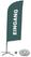 Syna Beach Flag Alu Wind Complete Set Ingang Grijs Duits Kruisvoet - BFAW310-CB30-WB-I121