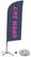 Syna Beach Flag Alu Wind Complete Set Open 24/7 Engels Kruisvoet - BFAW310-CB30-WB-I129