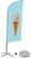 Syna Beach Flag Alu Wind Complete Set IJs Kruisvoet - BFAW310-CB30-WB-I131